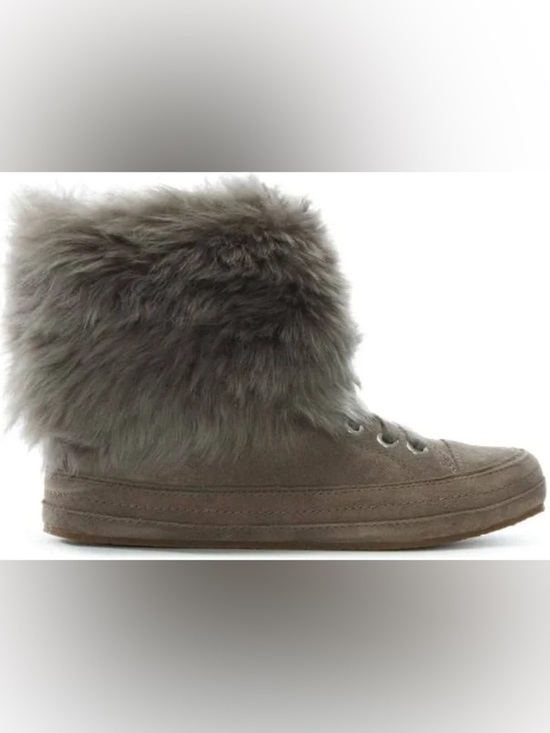 UGG Shoes - NWOT UGG Women's Antonie Fur-Trim Suede Boot Size 9 with Box